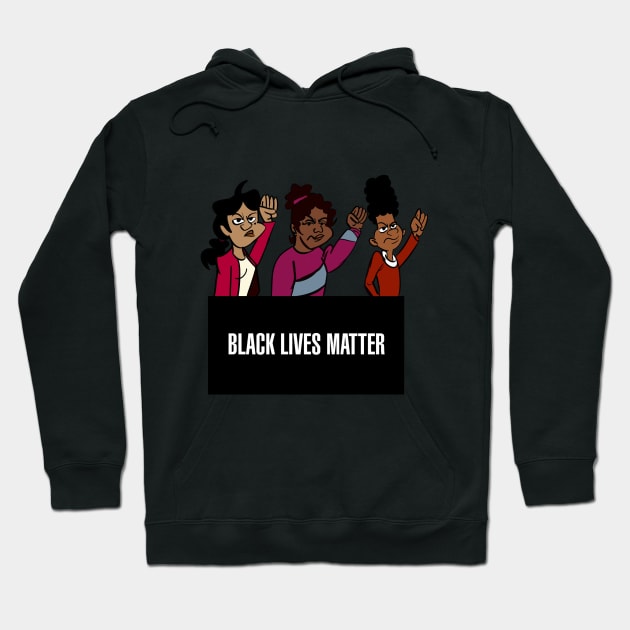 Black Lives Matter- Toon edition Hoodie by Cartoonguy